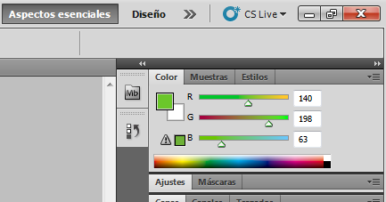 Selección de colores con Photoshop