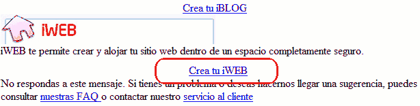 IESPANA WEB iespana web: