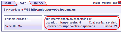IESPANA WEB iespana web: